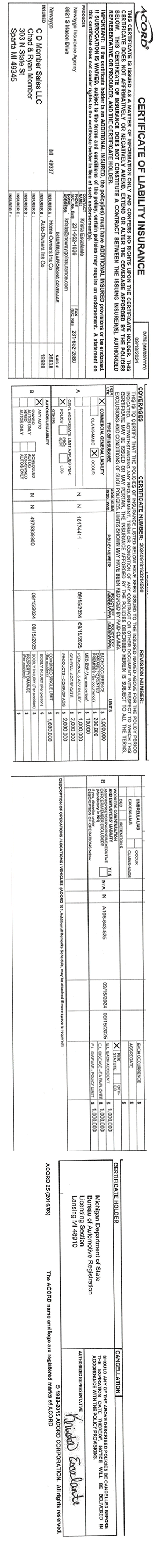 Storm Salvage - Insurance Proof.